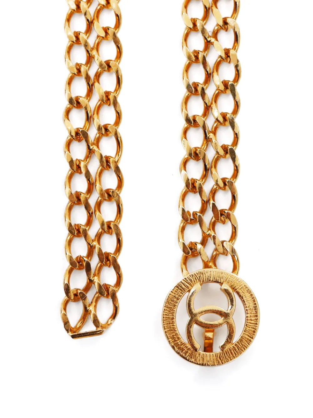 CHANEL Pre-Owned 1990s CC chain-link belt - Goud