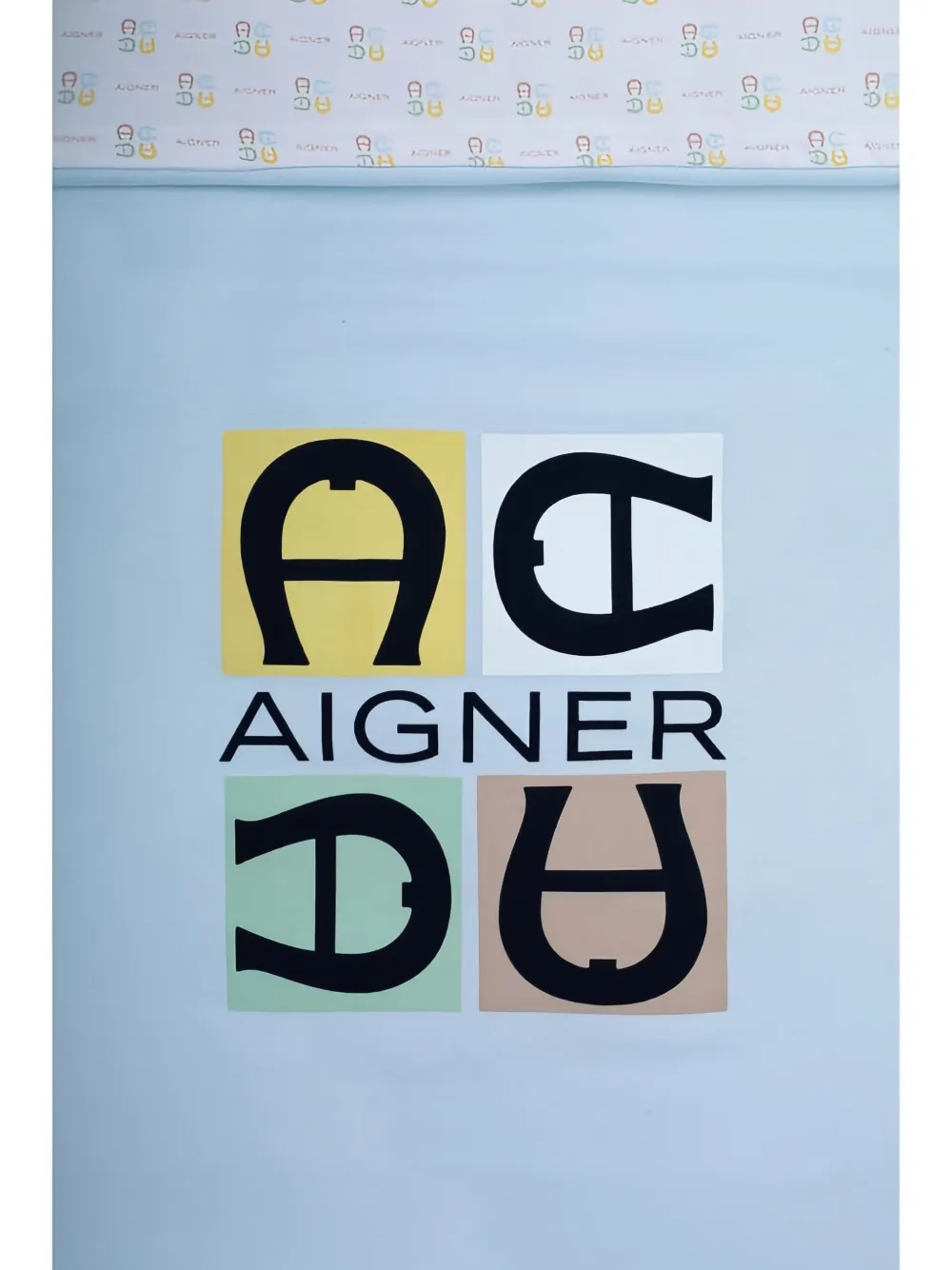 Aigner Logo-print Sleep Bag In Blue