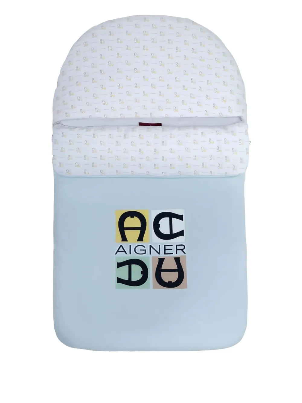 Aigner Logo-print Sleep Bag In Blue