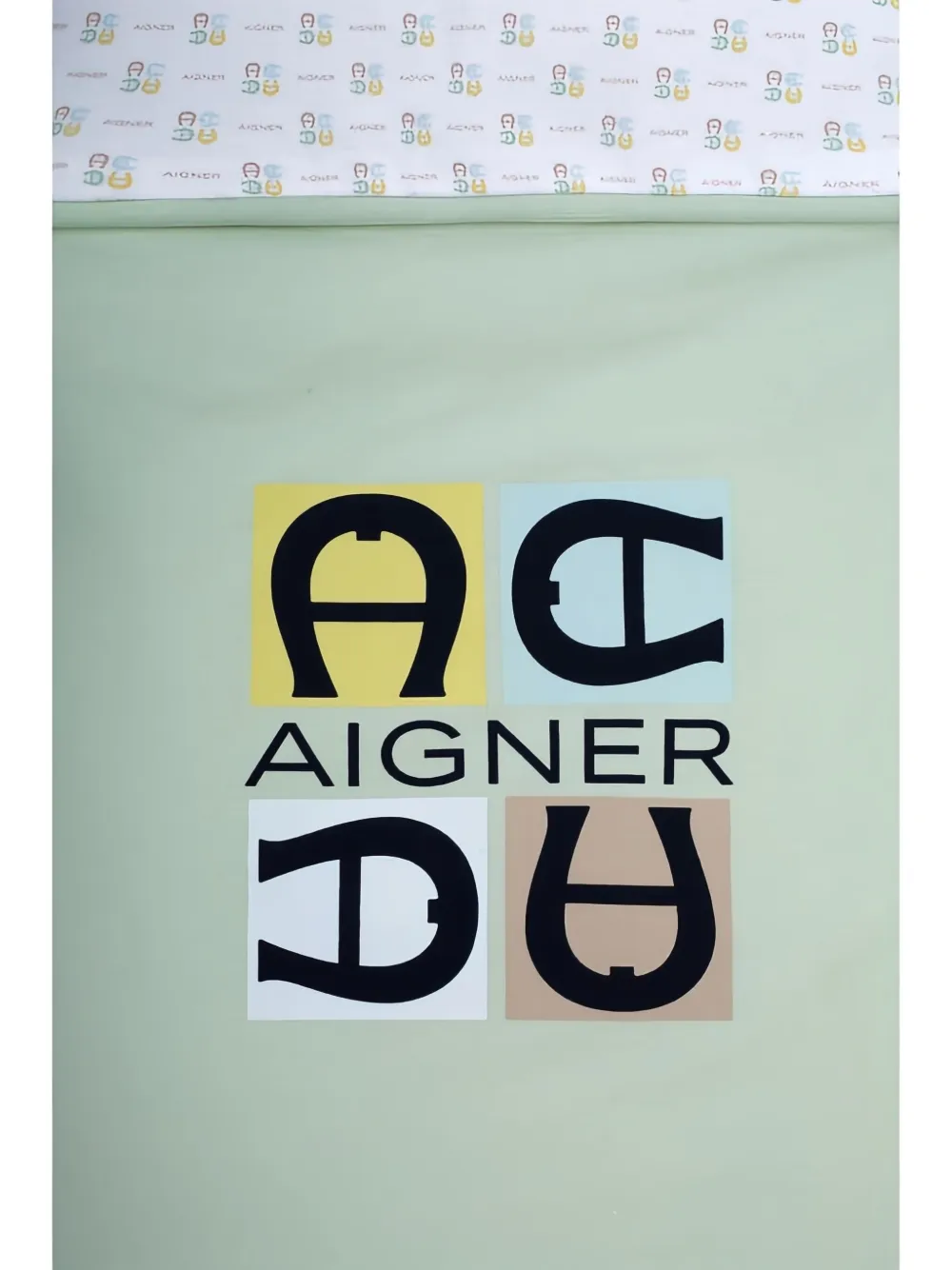 Aigner Logo-print Blanket In Blue