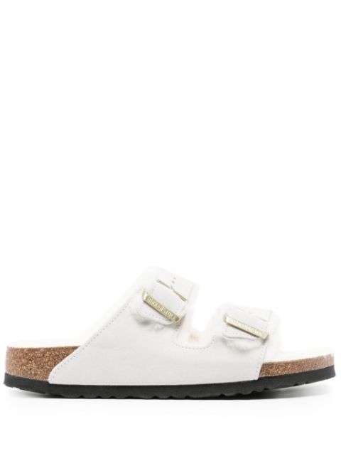 Birkenstock Arizona shearling-lined leather sandals