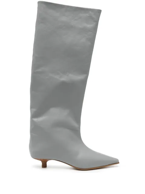 Senso Fizz 40mm calf-length leather boots