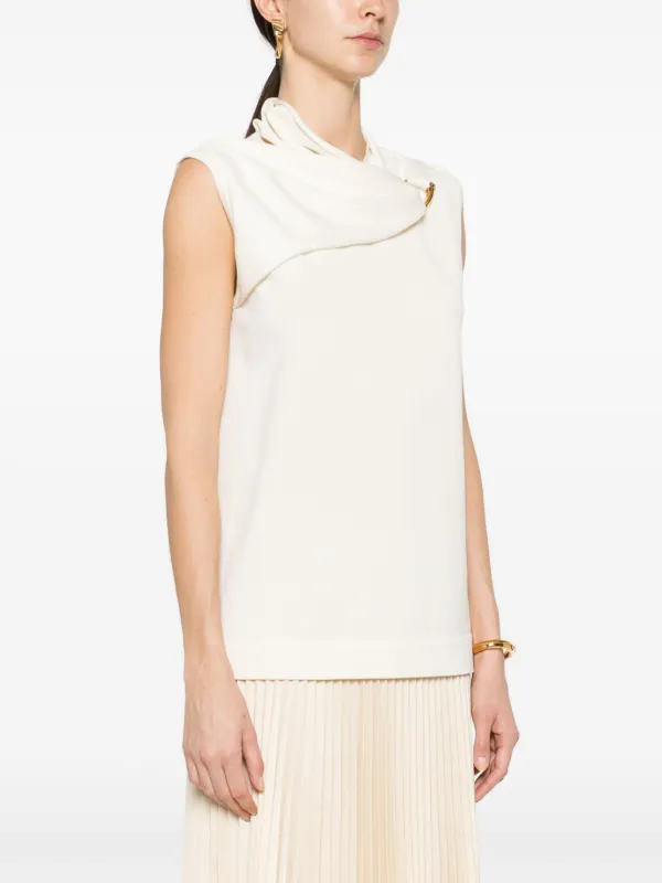 JIL SANDER ハイウエスト Aライン ニットスカト 【関税込】 レディース】LS CROP VNECK | JIL SANDER(ジルサンダー