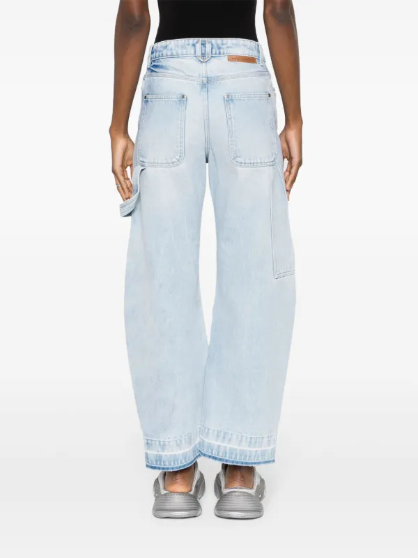 Stella McCartney ミッドライズ テーパードジーンズ | ブルー Stella McCartney ミッドライズ テーパードジーンズ | ブルー