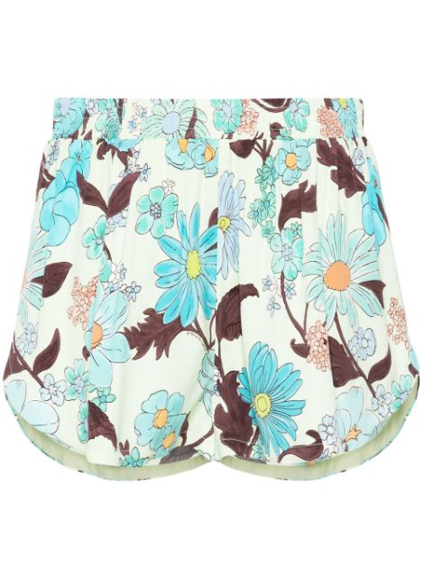 Stella McCartney floral-print track shorts