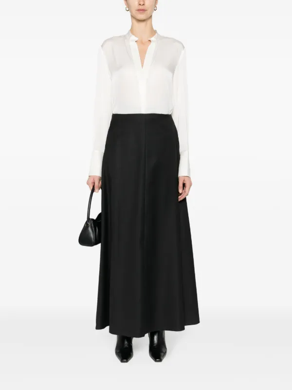 By Malene Birger Isoldas Maxi Skirt | Black | FARFETCH