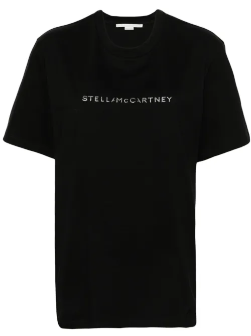 T-shirt en coton à logo imprimé - Stella McCartney - Modalova
