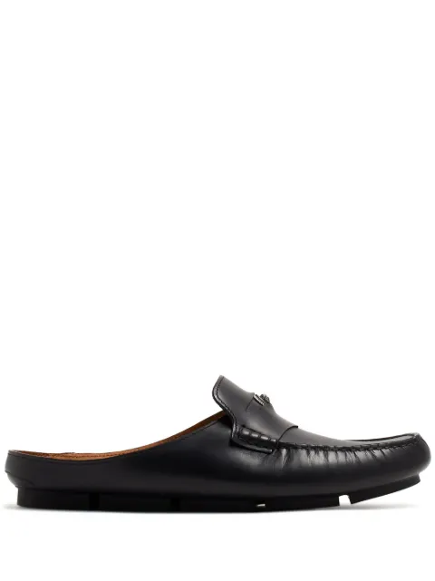 Versace Medusa leather loafers