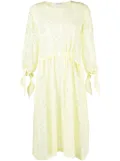 Henrik Vibskov Bulk jacquard midi dress - Yellow