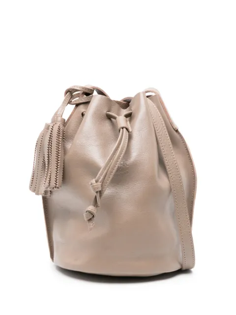 Il Bisonte Silvia leather bucket bag