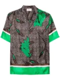 P.A.R.O.S.H. Wax silk shirt - Brown