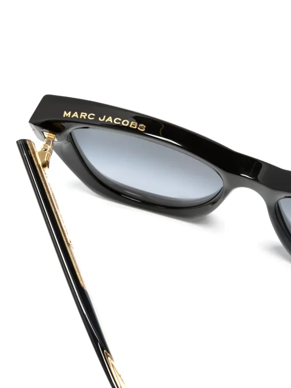 MARC JACOBS ブラック Icon Edge サングラスメンズ - サングラス/メガネ