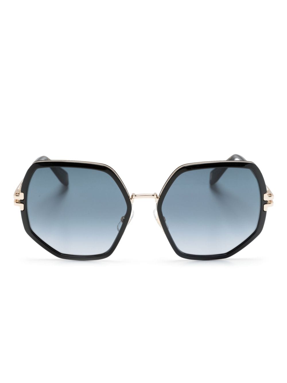 Marc Jacobs Eyewear Zonnebril met geometrisch montuur Zwart