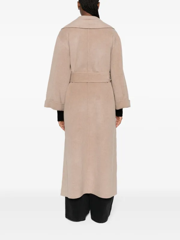 【関税込み】By Malene Birger ベージュ Trullem コート By Malene Birger Trullem Belted Wool Coat | Neutrals | FARFETCH