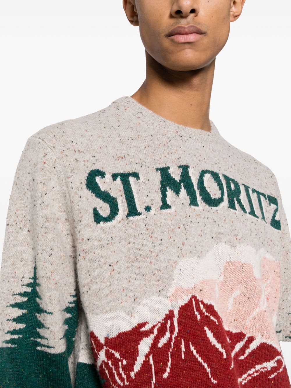 Moritz Cable Knit Jumper BLUE