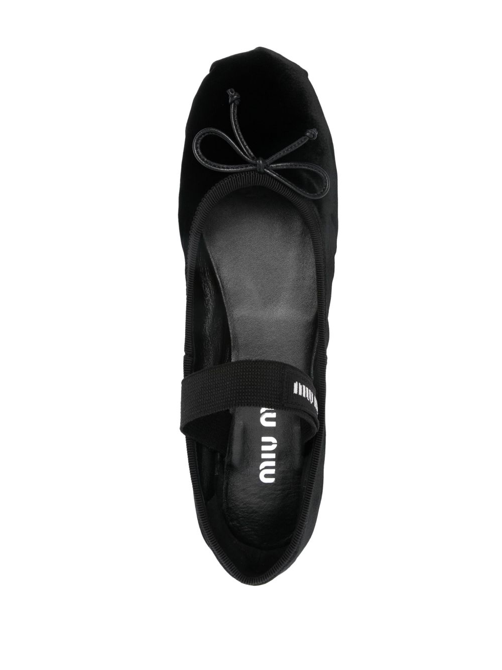 Miu Miu velvet ballerina shoes Women