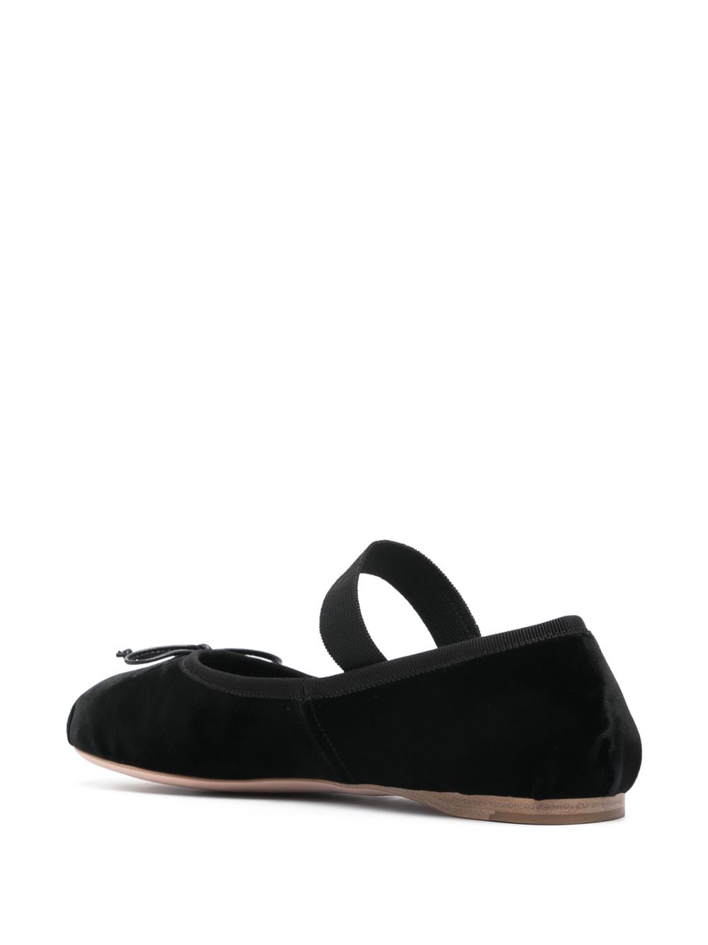 Miu Miu velvet ballerina shoes Women