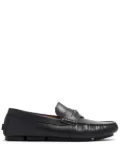 Versace Medusa-plaque leather loafers - Black