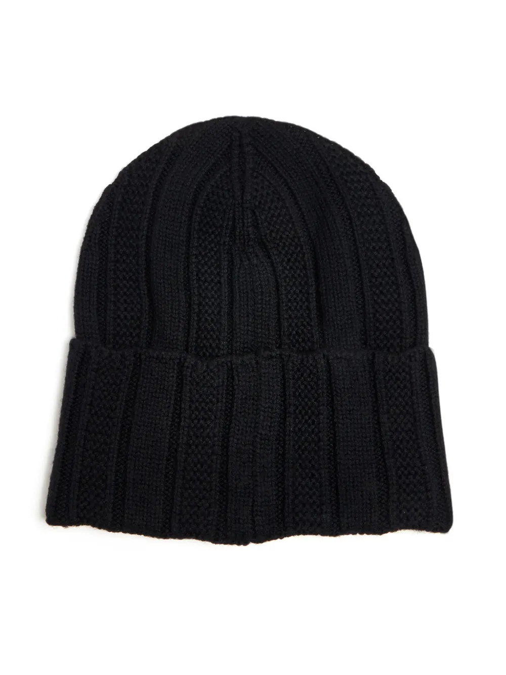 Versace ribbed-knit wool beanie - Zwart