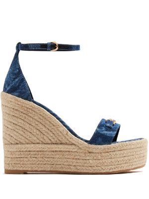 Denim wedge outlet heels