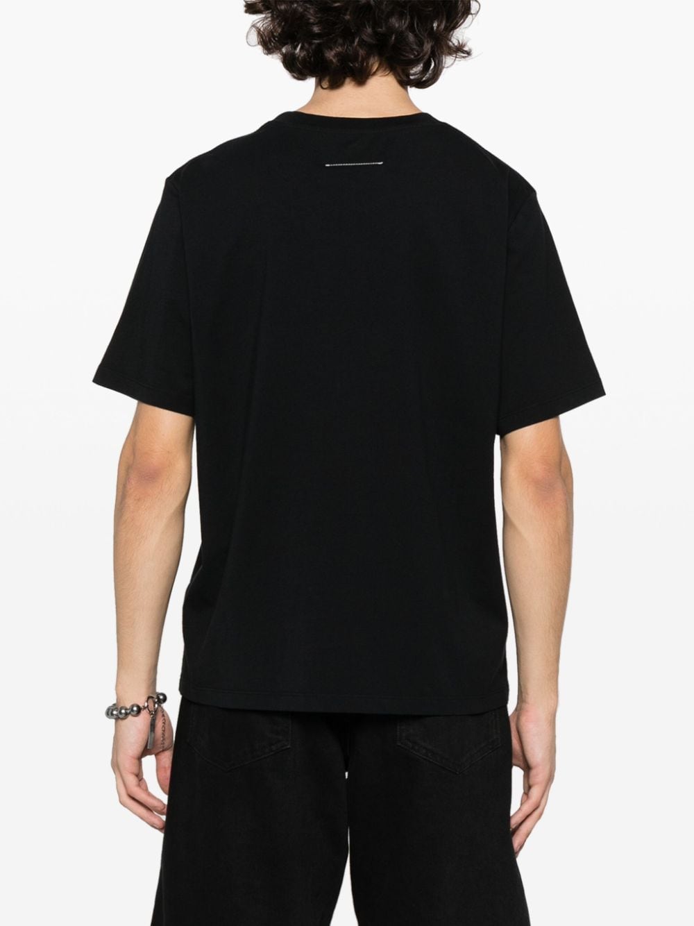 MM6 Maison Margiela T-shirt met print Zwart