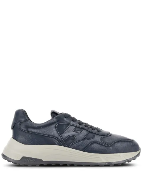 Hogan Hyperlight distressed leather sneakers 