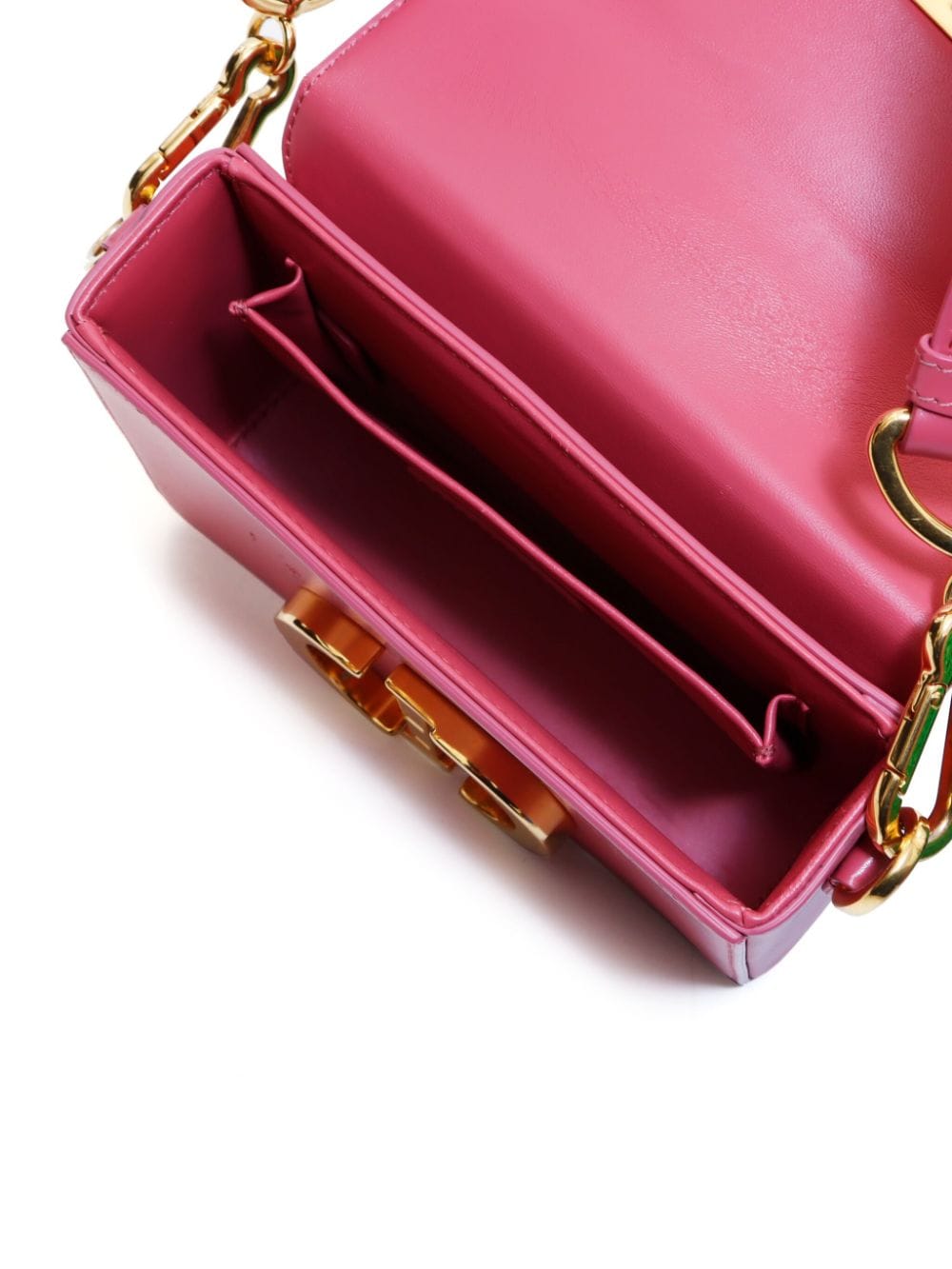 Pre-owned Dior  Montaigne Shoulder Bag In Pink