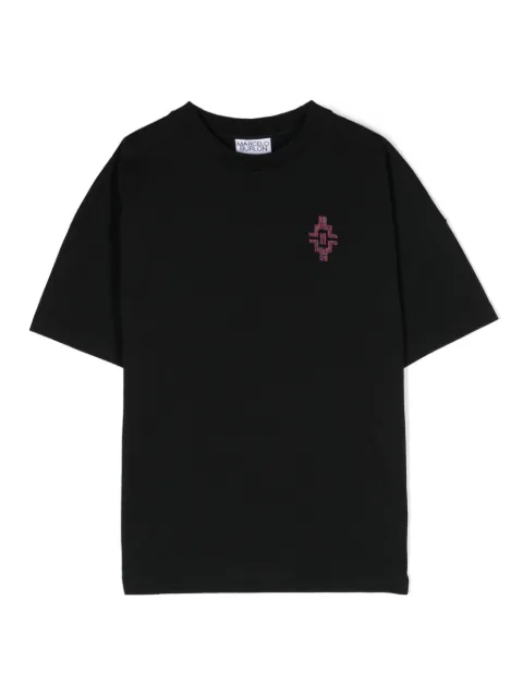 Marcelo Burlon County Of Milan Kids embroidered-logo organic-cotton T-shirt