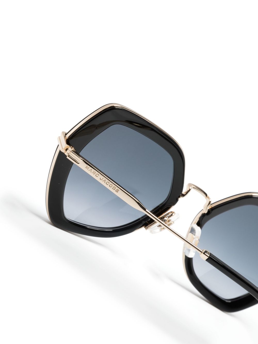 Shop Marc Jacobs Butterfly-frame Gradient Sunglasses In Black