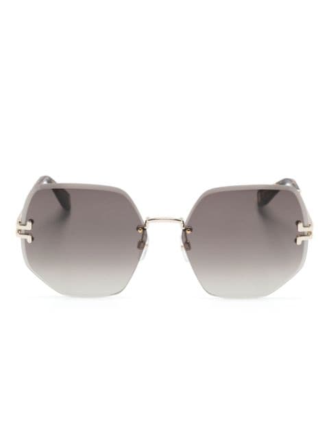 Marc Jacobs Eyewear Óculos de sol geométrico sem aro