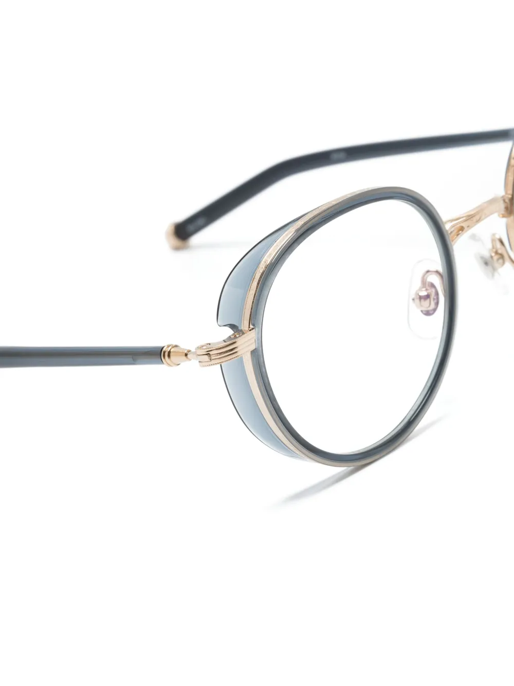Matsuda M3134 bril met rond montuur Blauw