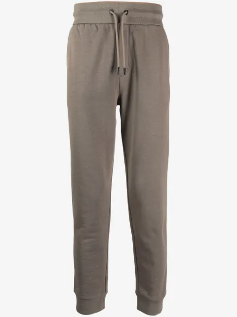 BOSS drawstring-waist cotton-blend track pants