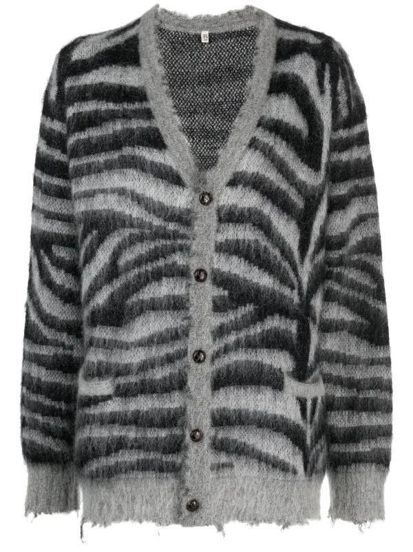 Zebra 2024 print cardigan