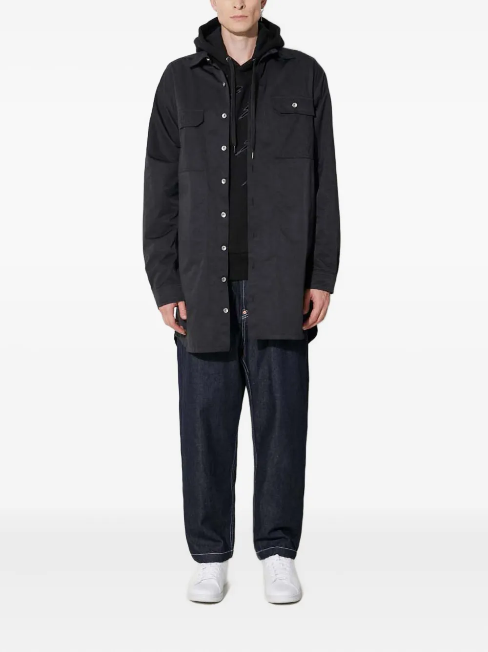 Neil Barrett bolt-pattern long-sleeve hoodie | Hoodies & Kapuzenjacken | Image 2