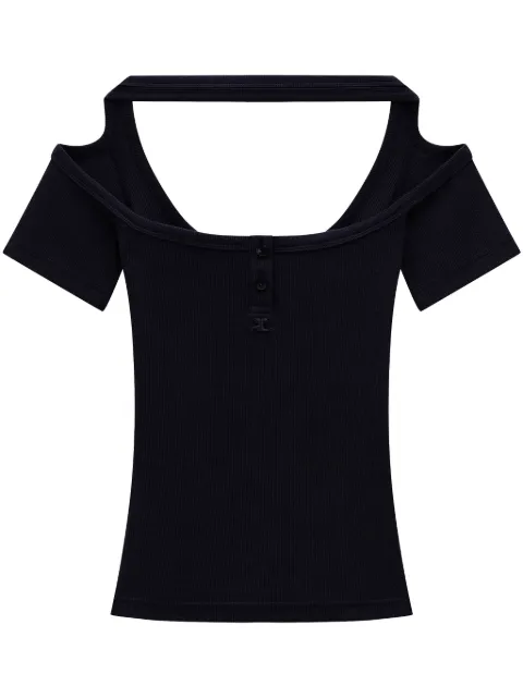 Courrèges Hyperbola 90's ribbed T-shirt