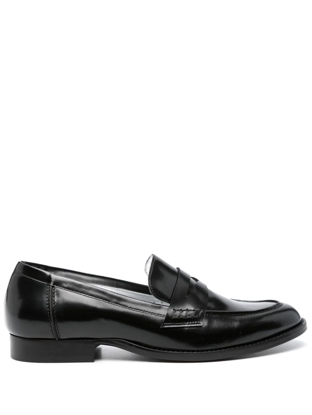 Suzanne Rae Orczy Leather Loafers In Black