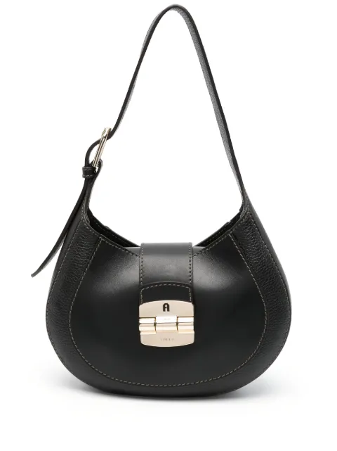 Furla bolsa de hombro con logo en relieve