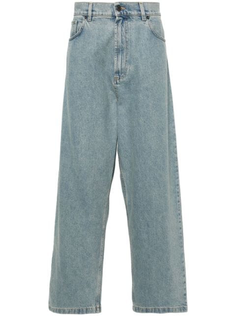 Moschino mid-rise wide-leg jeans