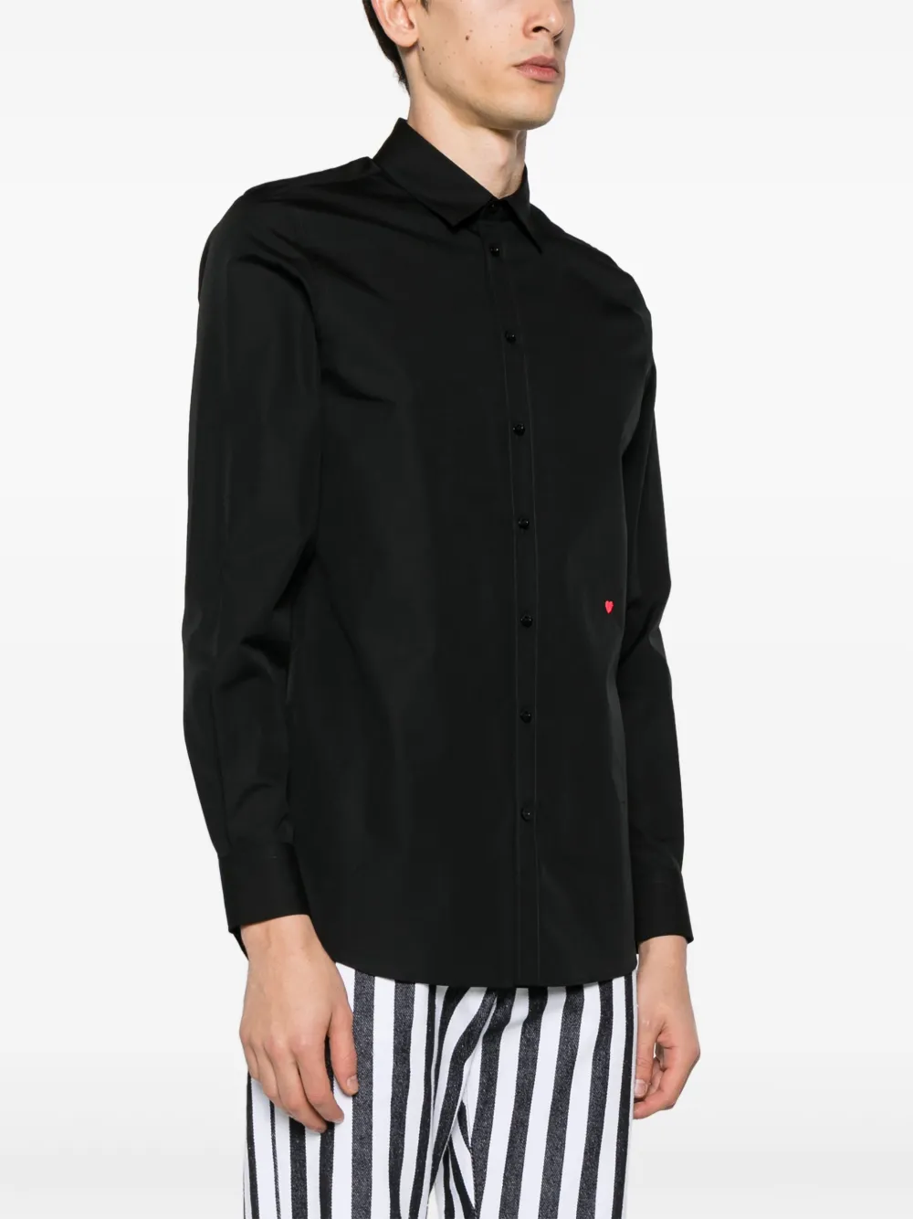 Moschino Heart Shirt In Black