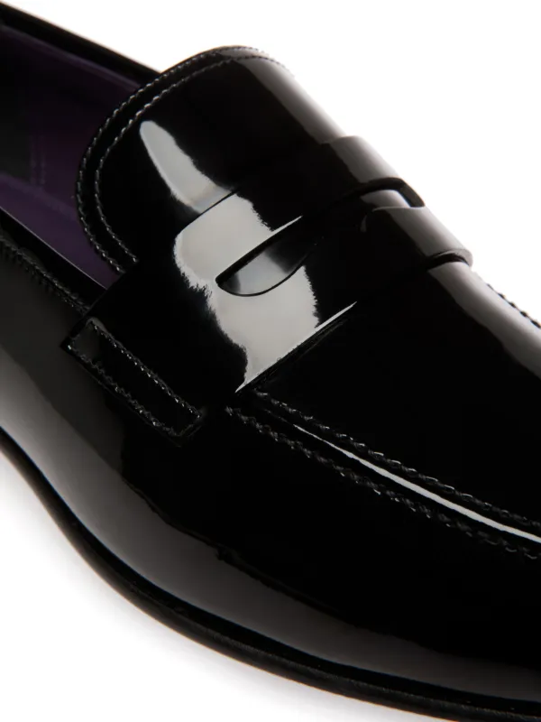 Bally Suisse patent leather Loafers Black FARFETCH ZA