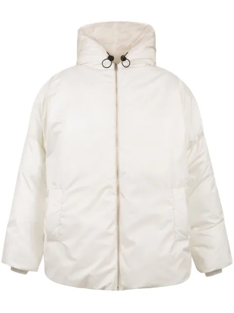 Bally hooded zip-up jacket