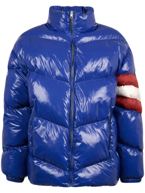 Bally stripe-detail padded jacket