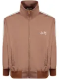 Bally logo-embroidered zip-up sweatshirt - Brown