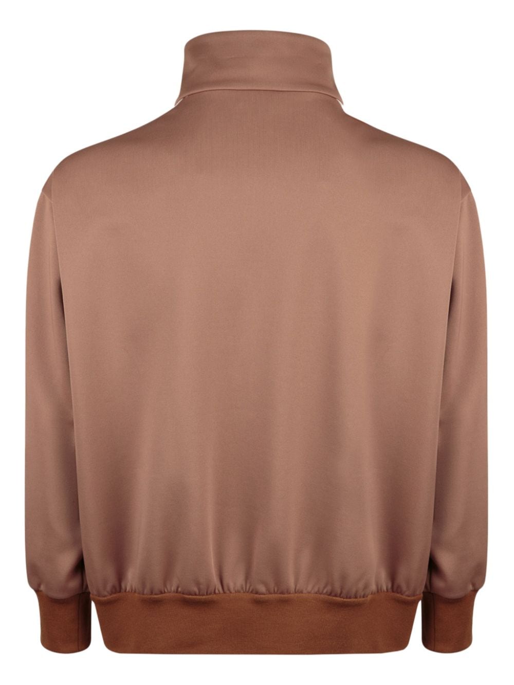 Shop Bally Logo-embroidered Bomber Jacket In Brown
