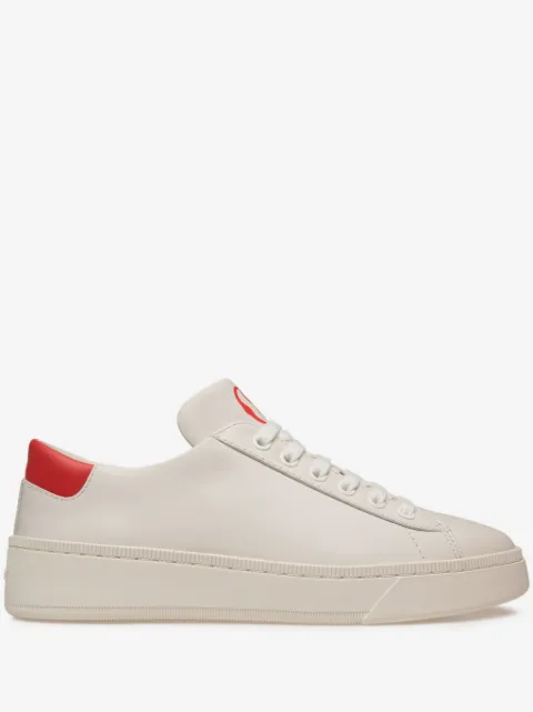 Bally baskets en cuir à logo imprimé