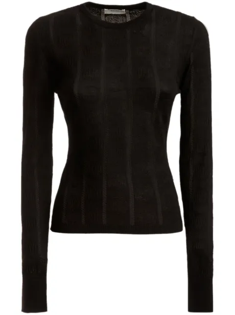 Bally patterned intarsia-knit jumper
