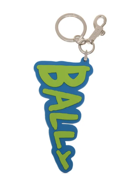 Bally logo-patch keyring