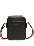 Bally logo-print leather messenger bag - Black