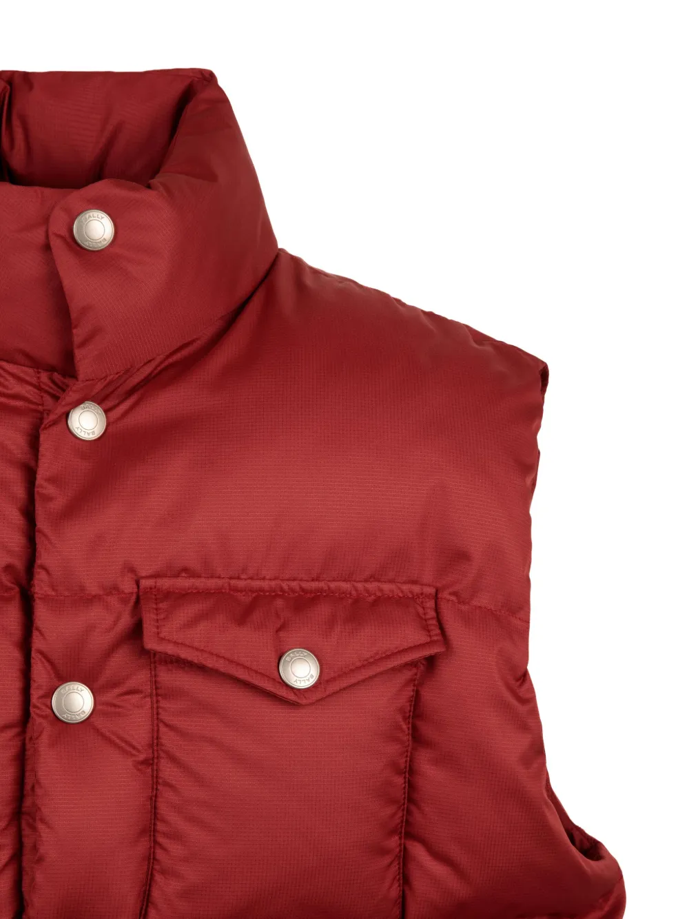 Bally Bodywarmer met trechterhals Rood