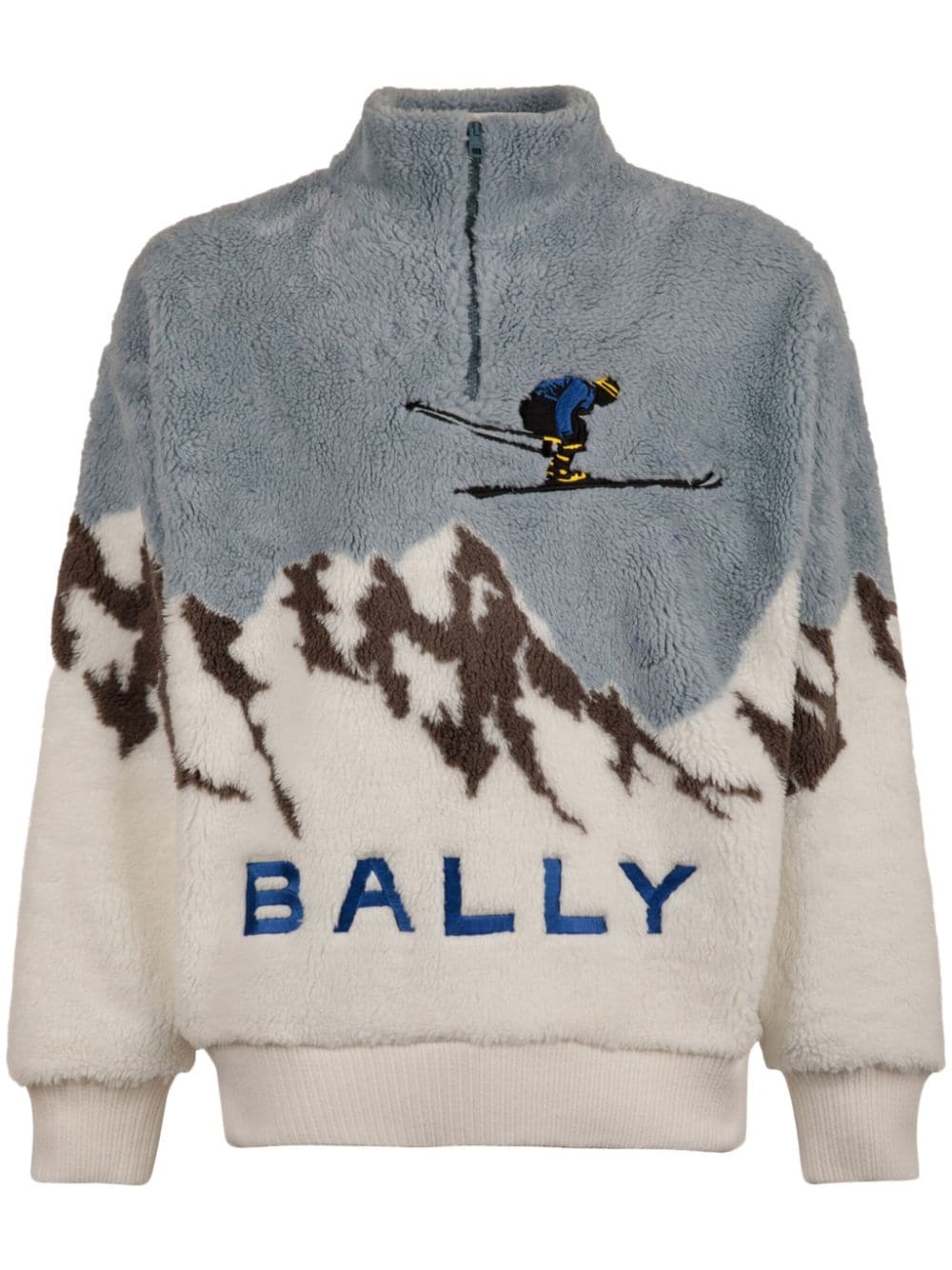 Bally Fleece sweater Grijs